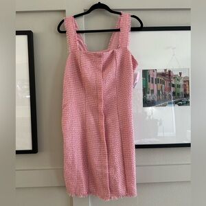 NWT Pink tweed dress